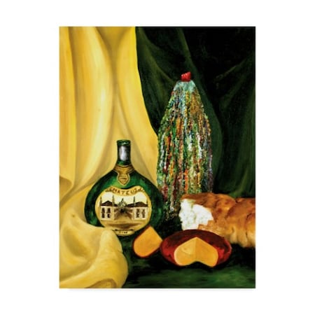 Sher Sester 'Wine And Cheese' Canvas Art,24x32